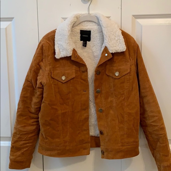 Fur Lined Corduroy Jacket 
